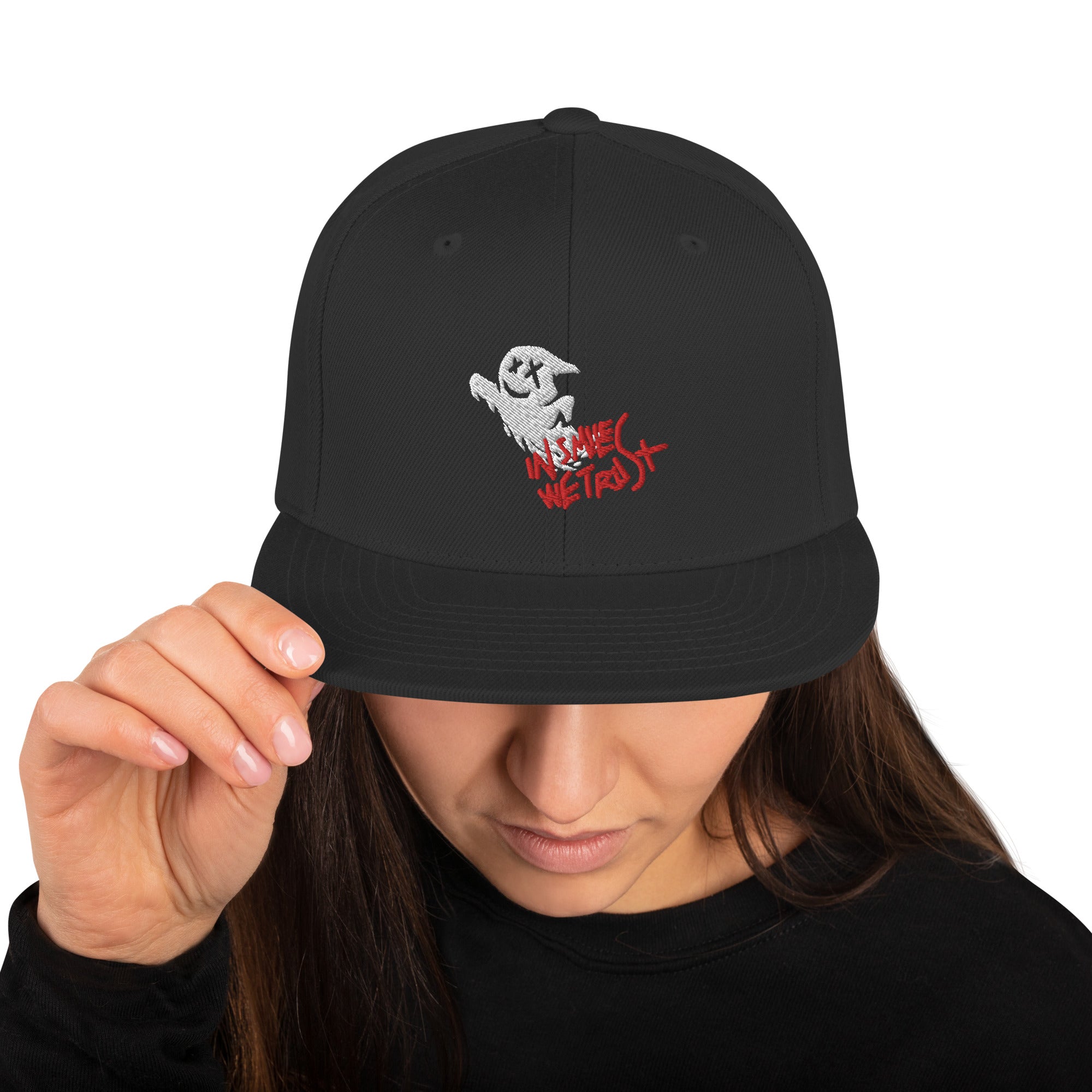 SMILEY J GHOST HALLOWEEN SNAPBACK
