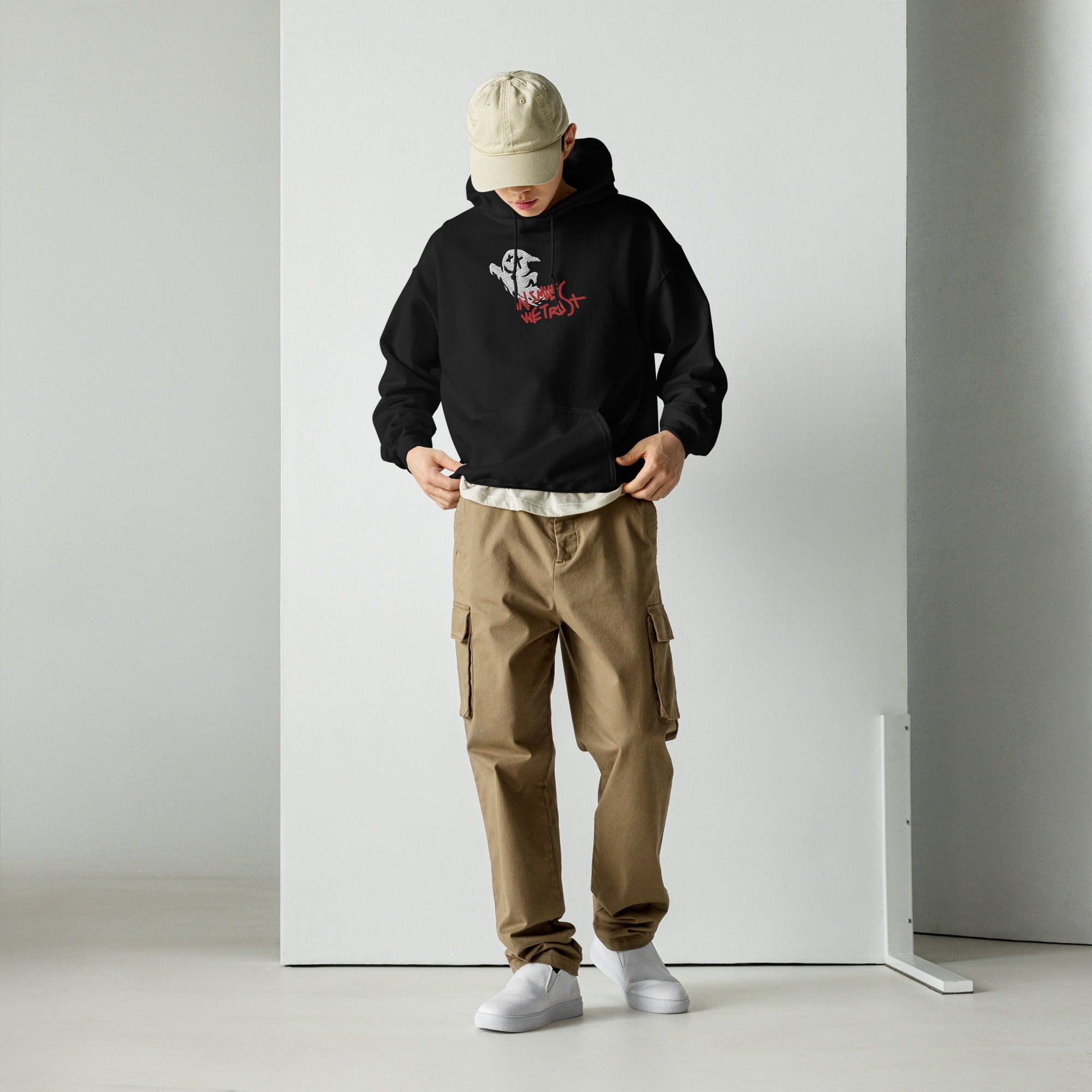 SMILEY J GHOST HALLOWEEN HOODIE