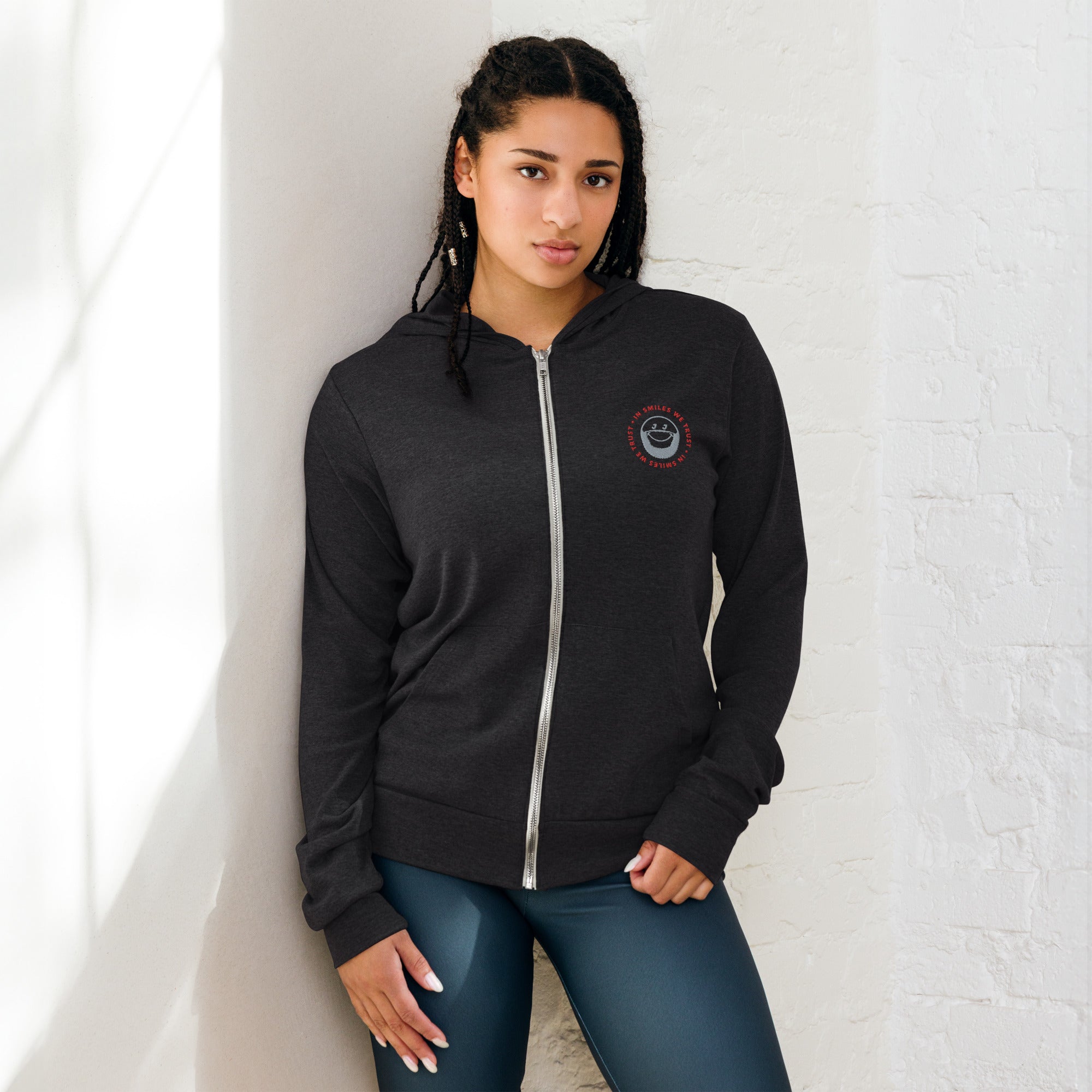 **LIMITED EDITION SMILEY J “AINT I A STINKER” ZIP HOODIE