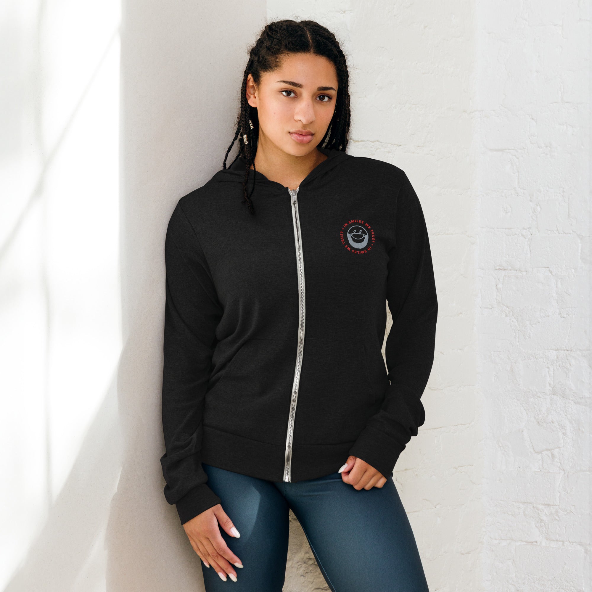 **LIMITED EDITION SMILEY J “AINT I A STINKER” ZIP HOODIE
